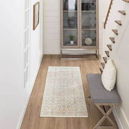 Karastan - Solitude Pandosia Cream Lt Beige 2 7in x 7 3in Area Rug - R1042-569-031087-IP veiw 3