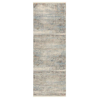 Karastan - Solitude Silk Road Cream Dark Grey 2 7in x 7 3in Area Rug - R1040-9601-031087-IP veiw 1