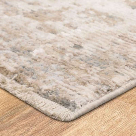 Karastan - Solitude Velleta Cream Beige 6 7in x 9 4in Area Rug - R1046-910-079112-IP veiw 2
