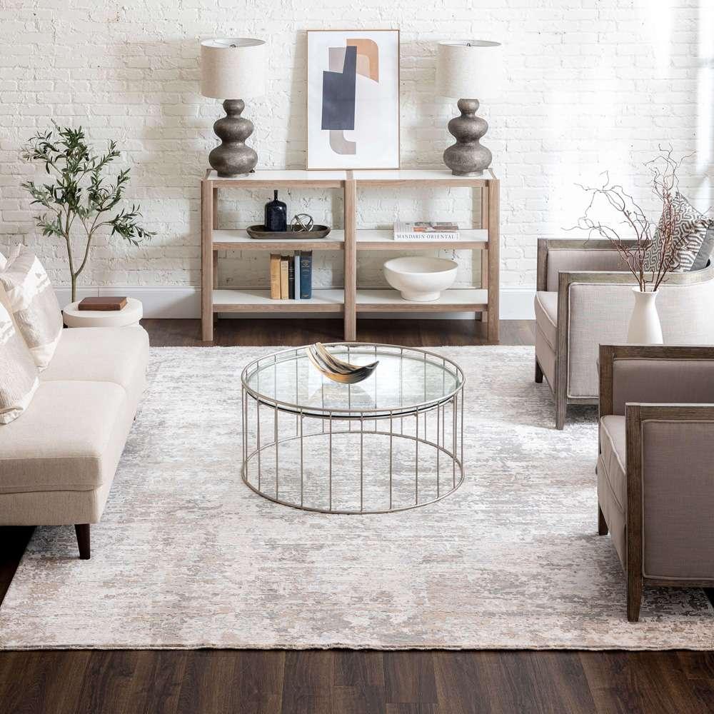 Karastan - Solitude Velleta Cream Beige 7 10in x 10 Area Rug - R1046-910-094120-IP veiw 3