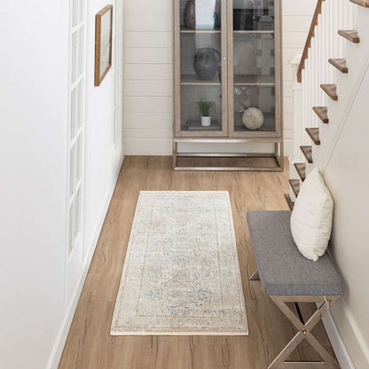 Karastan - Solitude Via Salaria Cream Beige 2 7in x 7 3in Area Rug - R1043-910-031087-IP veiw 3