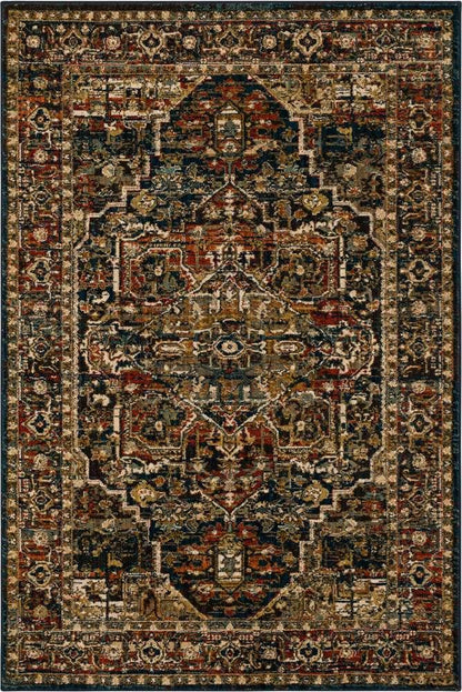 Karastan - Spice Market Alcantara Sapphire 5 3in x 7 10in Area Rug - 90807-50130-063094-IP