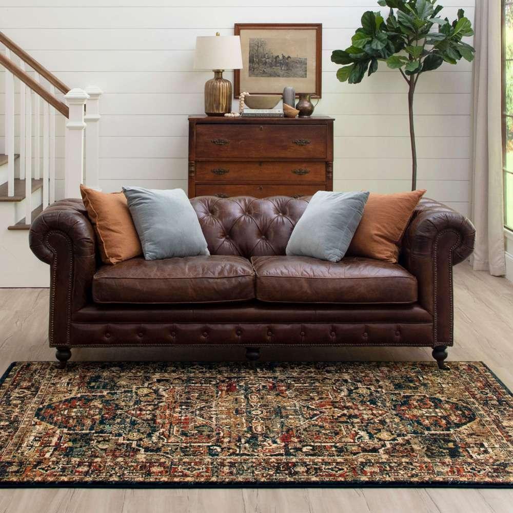 Karastan - Spice Market Alcantara Sapphire 5 3in x 7 10in Area Rug - 90807-50130-063094-IP veiw 4