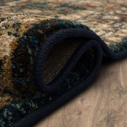 Karastan - Spice Market Alcantara Sapphire 9 6in x 12 11in Area Rug - 90807-50130-114155-IP veiw 3