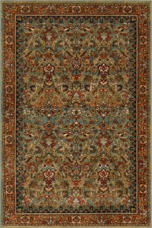 Karastan - Spice Market Tigris Aquamarine 5 3in x 7 10in Area Rug - 90662-50123-063094-IP veiw 1