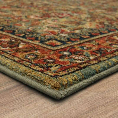 Karastan - Spice Market Tigris Aquamarine 5 3in x 7 10in Area Rug - 90662-50123-063094-IP veiw 4