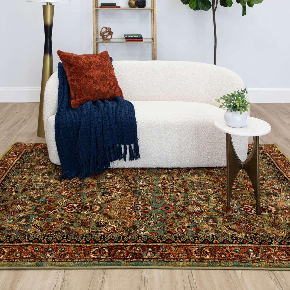 Karastan - Spice Market Tigris Aquamarine 5 3in x 7 10in Area Rug - 90662-50123-063094-IP veiw 5