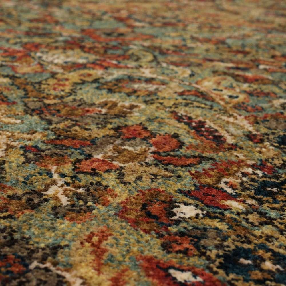 Karastan - Spice Market Tigris Aquamarine 5 3in x 7 10in Area Rug - 90662-50123-063094-IP veiw 6