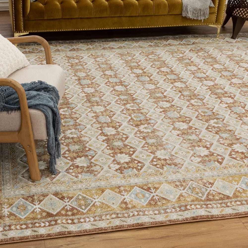 Karastan - Staveley Terracotta 5' x 7' 6" Area Rug - R1275 755 060090 IP view 8