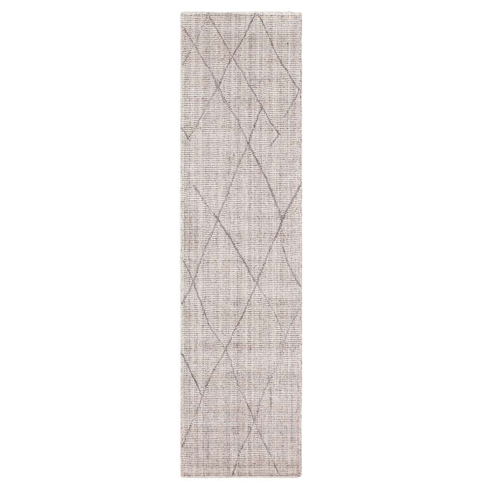 Karastan - Tangier Tribal Diamond Silver 2 x 8 Area Rug - RG187-620-024096-IP veiw 1