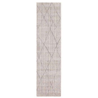 Karastan - Tangier Tribal Diamond Silver 2 x 8 Area Rug - RG187-620-024096-IP veiw 1