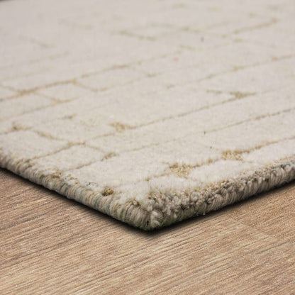 Karastan - Taylor Square Ivory 1' 6" x 1' 6" Area Rug - R1412 105 018018 IR view 4
