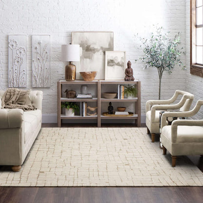 Karastan - Taylor Square Ivory 9' x 12' Area Rug - R1412 105 108144 IR view 9