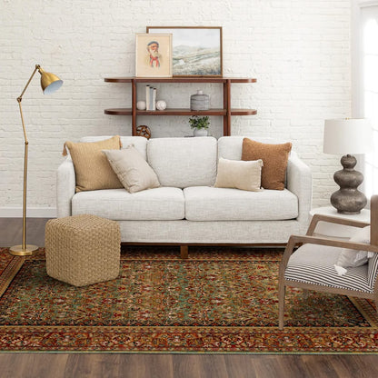 Karastan - Tigris Aquamarine 5' 3" x 7' 10" Area Rug - 90662 50123 063094 IR view 9