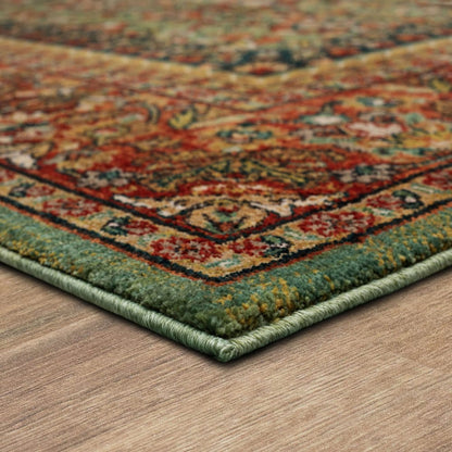 Karastan - Tigris Aquamarine 9' 6" x 12' 11" Area Rug - 90662 50123 114155 IR view 3