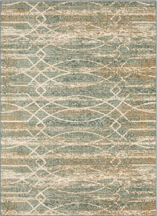 Karastan - Touchstone Debonair Jadeite 3 6in x 5 6in Area Rug - 91233-50097-042066-VL veiw 1