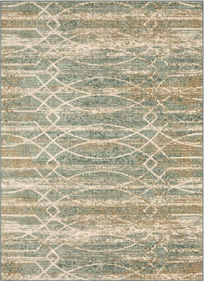 Karastan - Touchstone Debonair Jadeite 5 3in x 7 10in Area Rug - 91233-50097-063094-VL veiw 1