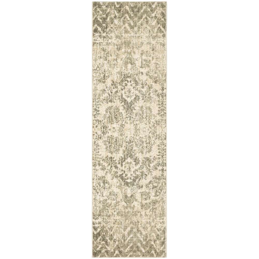 Karastan - Touchstone Le Jardin Willow Grey 2 4in x 7 10in Area Rug - 91231-90075-028094-PK veiw 1