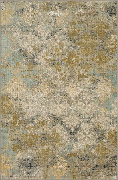 Karastan - Touchstone Moy Willow Grey 6 6in x 9 6in Area Rug - 90945-90075-078114-IP veiw 1