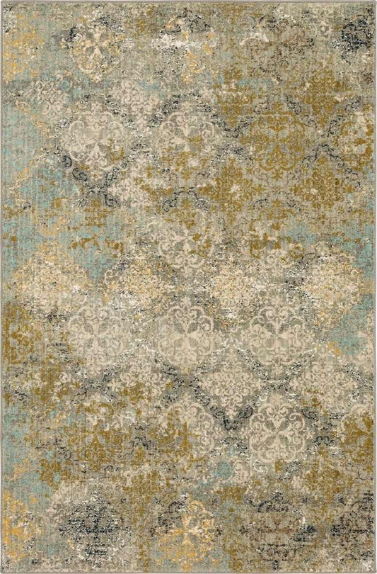 Karastan - Touchstone Moy Willow Grey 6 6in x 9 6in Area Rug - 90945-90075-078114-IP veiw 1