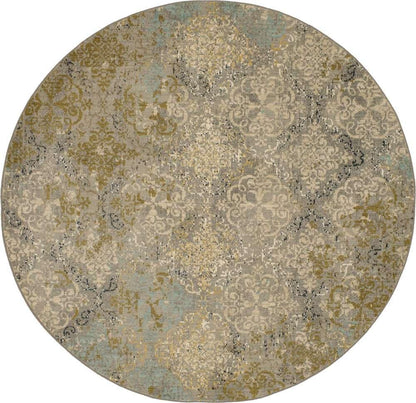 Karastan - Touchstone Moy Willow Grey 8 x 8 Area Rug - 90945-90075-R096-IP veiw 1