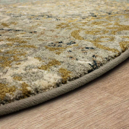 Karastan - Touchstone Moy Willow Grey 8 x 8 Area Rug - 90945-90075-R096-IP veiw 3