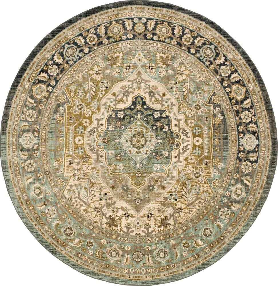 Karastan - Touchstone Nore Jadeite 8 x 8 Area Rug - 90941-50097-R096-IP veiw 1