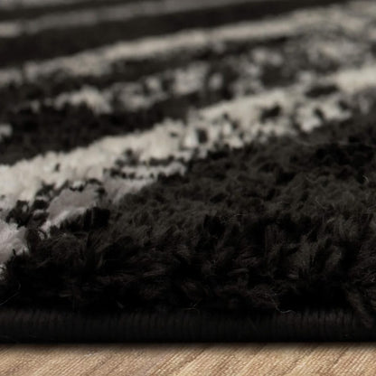 Karastan - Traverse Lanes Charcoal 2' x 8' Area Rug - R1128 649 024096 BB view 5