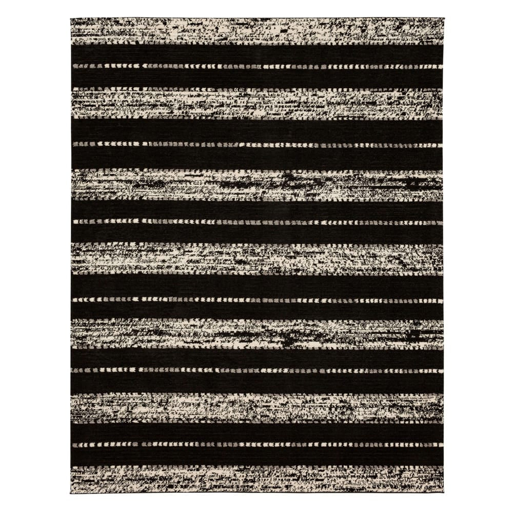 Karastan - Traverse Lanes Charcoal 8' x 10' Area Rug - R1128 649 096120 BB view 1