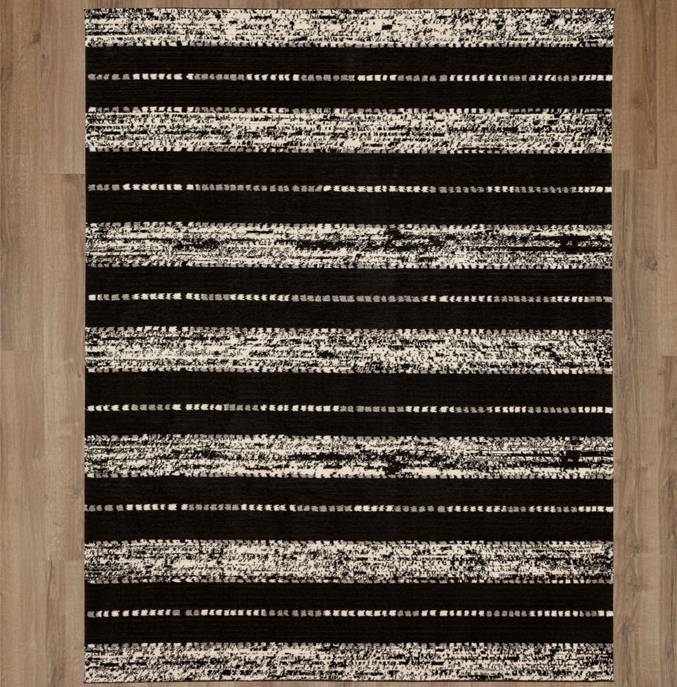 Karastan - Traverse Lanes Charcoal 8' x 10' Area Rug - R1128 649 096120 BB view 7
