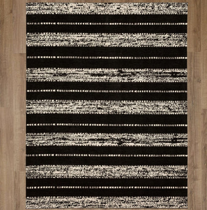 Karastan - Traverse Lanes Charcoal 8' x 10' Area Rug - R1128 649 096120 BB view 7