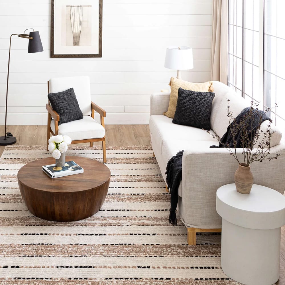 Karastan - Traverse Lanes Tan 8' x 10' Area Rug - R1128 654 096120 BB view 8