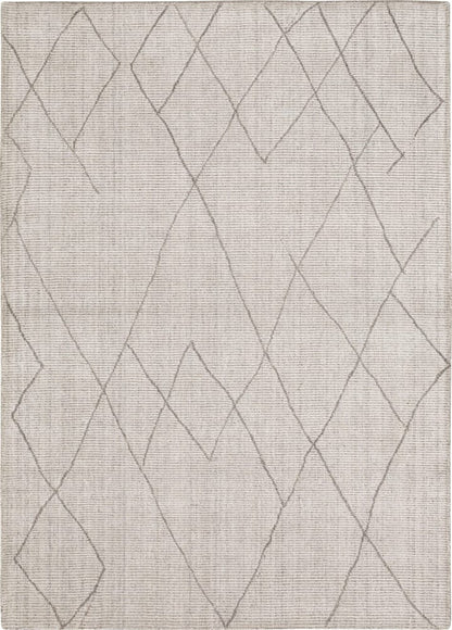 Karastan - Tribal Diamond Silver 9' x 12' Area Rug - RG187 620 108144 IP view 1