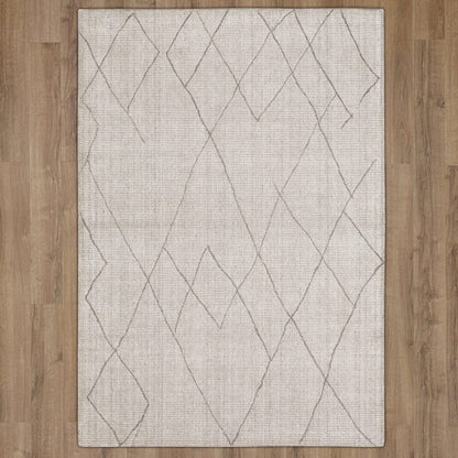 Karastan - Tribal Diamond Silver 9' x 12' Area Rug - RG187 620 108144 IP view 7