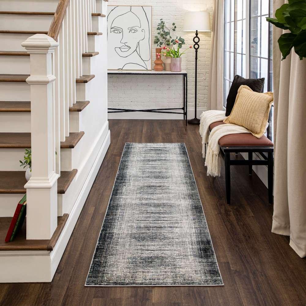 Karastan - Tryst Turin Anthracite 2 6in x 8 Area Rug - R1072-90132-030096-IP veiw 5