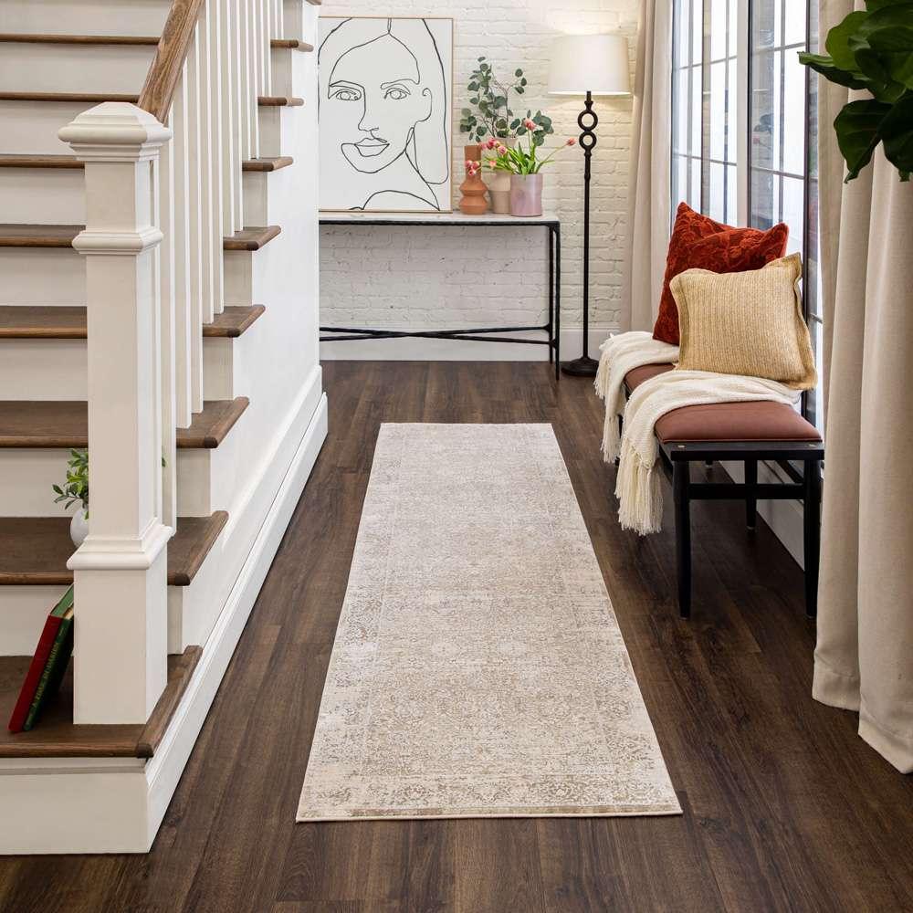 Karastan - Tryst Vinci Cream 2 6in x 8 Area Rug - R1084-238-030096-IP veiw 5