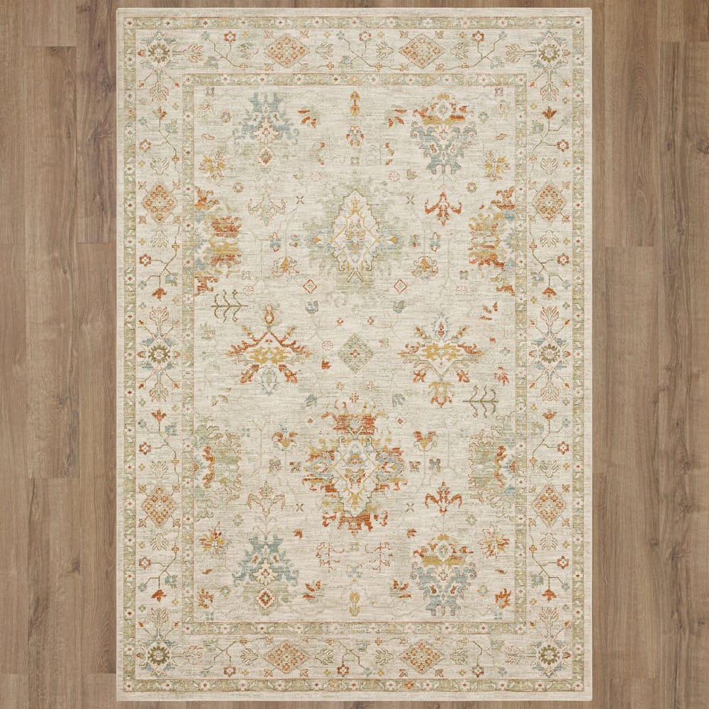 Karastan - Tunceli Cream 9' x 12' 2" Area Rug - RG851 741 108146 IR view 7