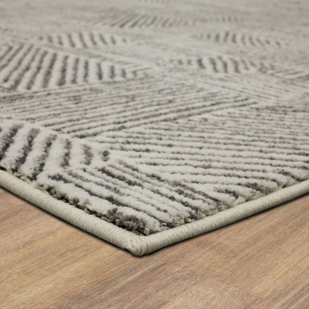 Karastan - Vanguard by Drew & Jonathan Home Minoan Frost Grey 5 3in x 7 10in Area Rug - 92365-4545-063094-DJ veiw 4