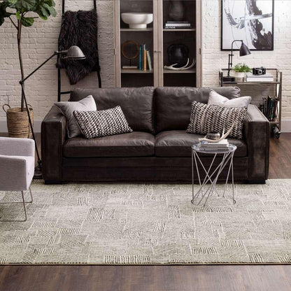Karastan - Vanguard by Drew & Jonathan Home Minoan Frost Grey 8 x 11 Area Rug - 92365-4545-096132-DJ veiw 4