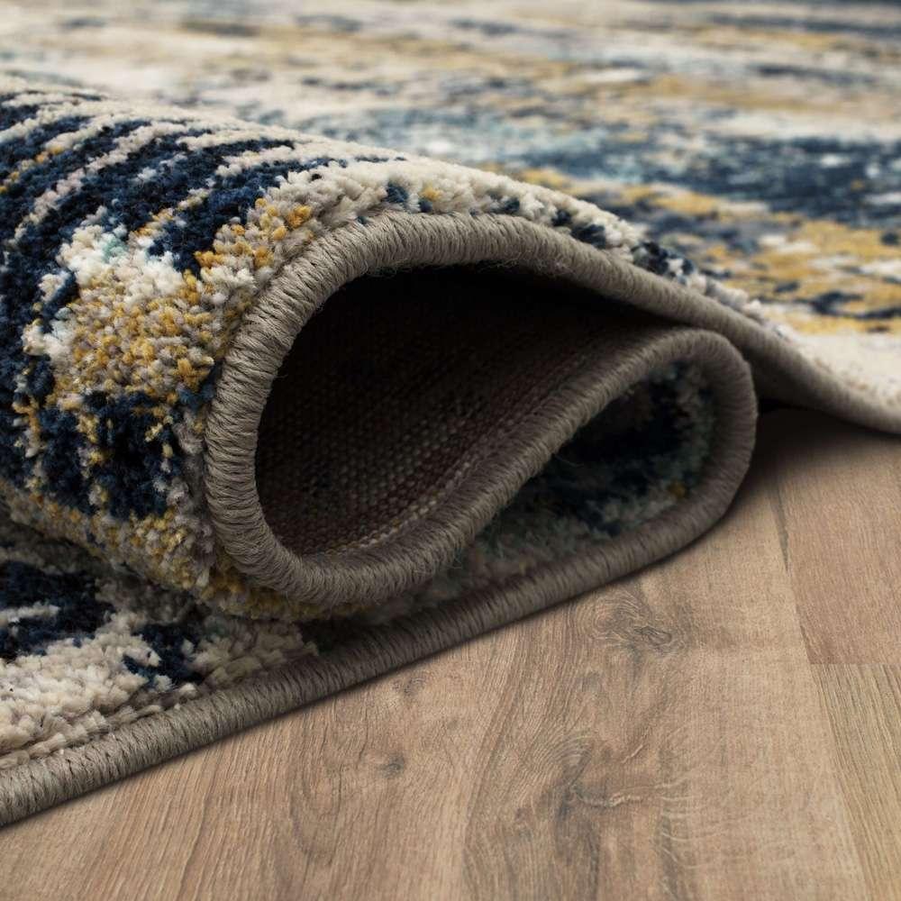 Karastan - Vanguard by Drew & Jonathan Home Placid Majolica Blue 2 4in x 7 10in Area Rug - 92361-50150-028094-DJ veiw 3