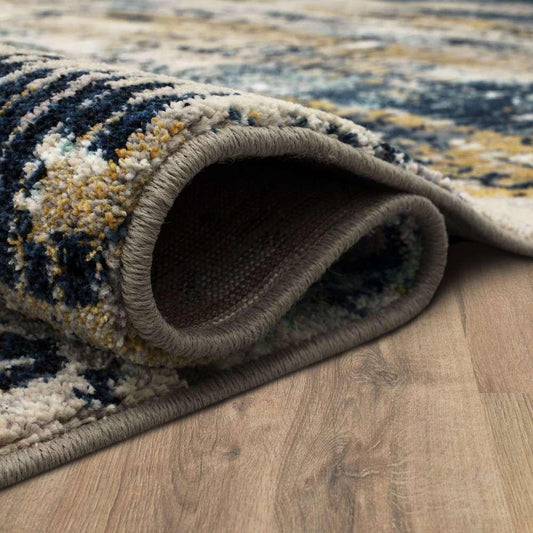 Karastan - Vanguard by Drew & Jonathan Home Placid Majolica Blue 8 x 11 Area Rug - 92361-50150-096132-DJ veiw 2