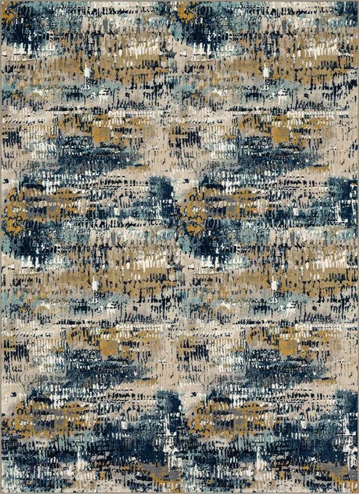 Karastan - Vanguard by Drew & Jonathan Home Placid Majolica Blue 9 6in x 12 11in Area Rug - 92361-50150-114155-DJ veiw 1