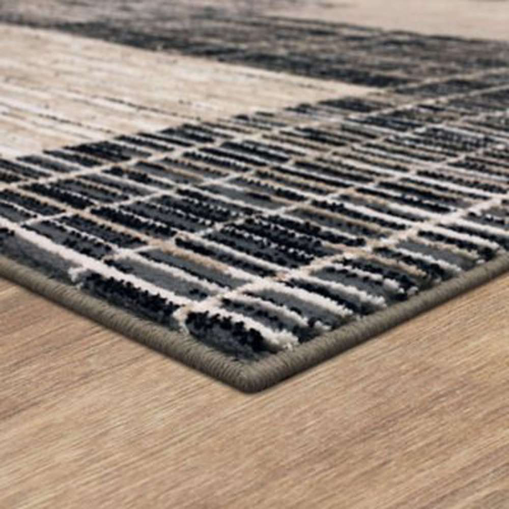 Karastan - Vanguard by Drew & Jonathan Home Resolute Frost Grey 2 4in x 7 10in Area Rug - 92359-4545-028094-DJ veiw 4