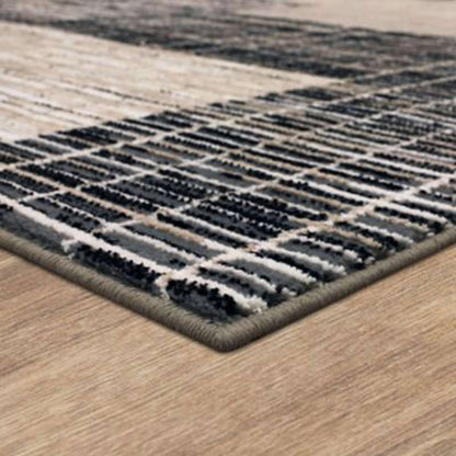 Karastan - Vanguard by Drew & Jonathan Home Resolute Frost Grey 2 4in x 7 10in Area Rug - 92359-4545-028094-DJ veiw 4