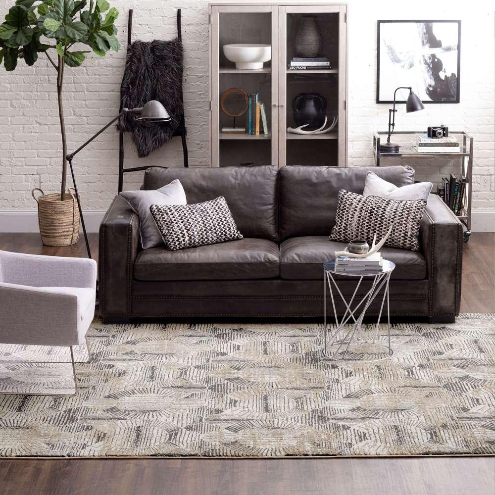 Karastan - Vanguard by Drew & Jonathan Home Valiant Frost Grey 8 x 11 Area Rug - 92360-4545-096132-DJ veiw 4