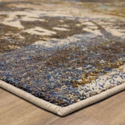 Karastan - Vanguard by Drew & Jonathan Home Venerable Smokey Grey 8 x 11 Area Rug - 92358-90116-096132-DJ veiw 3