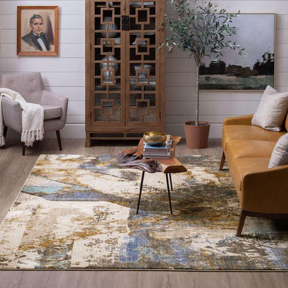 Karastan - Vanguard by Drew & Jonathan Home Venerable Smokey Grey 8 x 11 Area Rug - 92358-90116-096132-DJ veiw 4