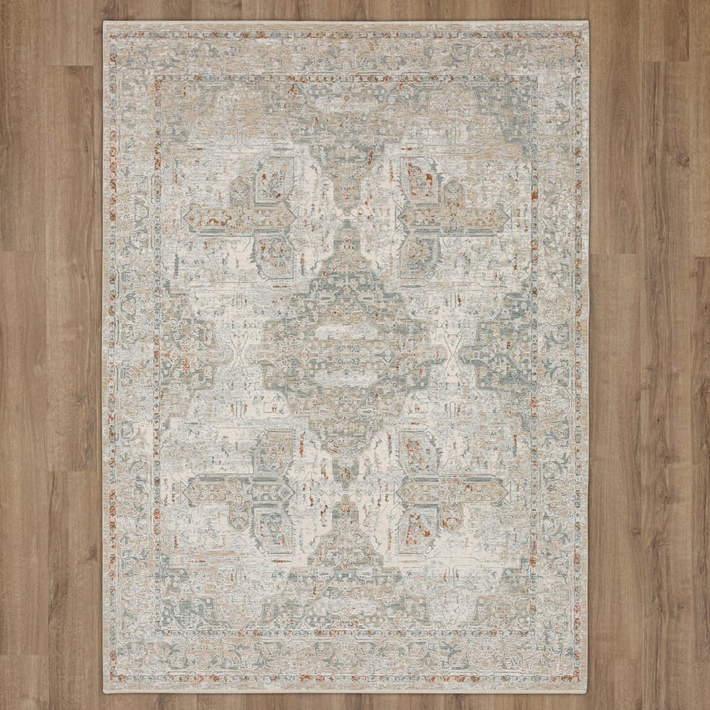 Karastan - Via Salaria Cream Beige 10' x 13' 6" Area Rug - R1043 910 120162 IP view 7