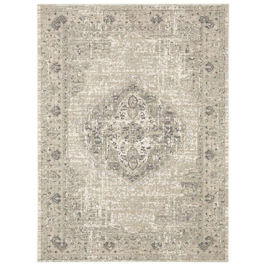Karastan - Zephyr Acropolis Alabaster 5 3in x 7 10in Area Rug - 92117-70044-063094-IP veiw 1