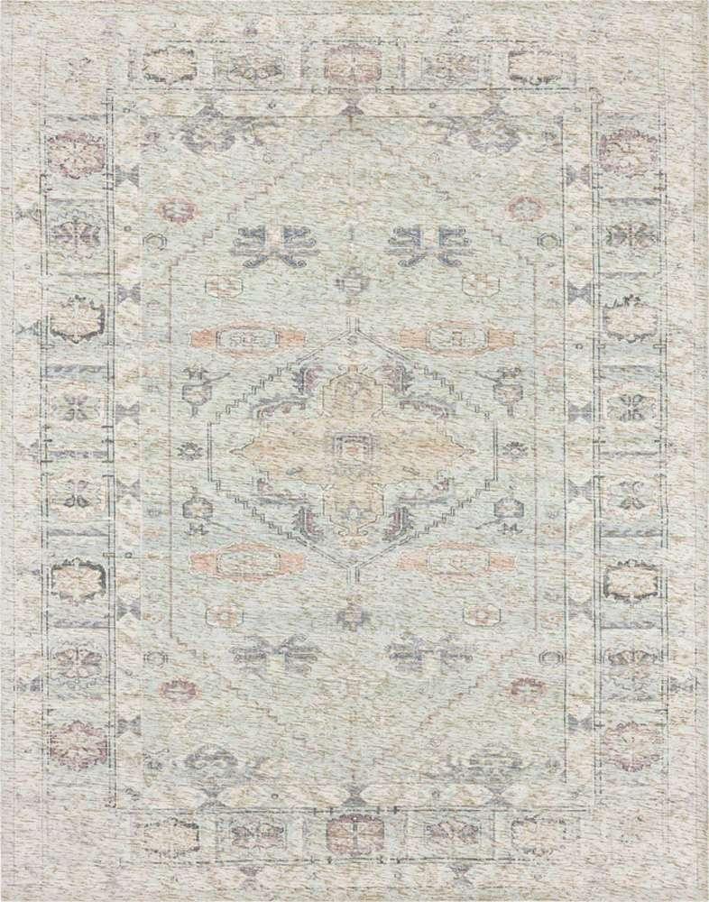 Karastan - Zula Prieska Light Teal 2 4in x 8 Area Rug - R1220-515-028096-IP veiw 1